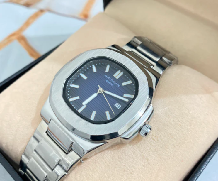 Patek Philippe – Blue Dial Stainless Steel - Trevex