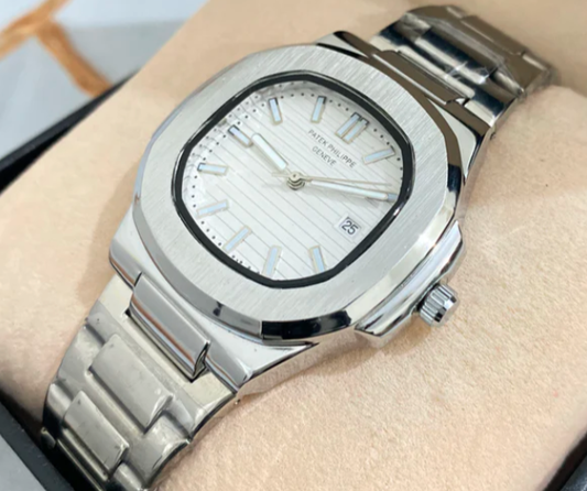 Patek Philippe – White Dial Stainless Steel - Trevex