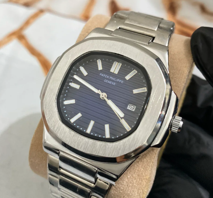 Patek Philippe – Blue Dial Stainless Steel - Trevex