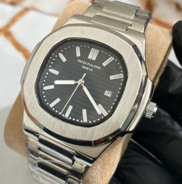 Patek Philippe – Black Dial Stainless Steel - Trevex