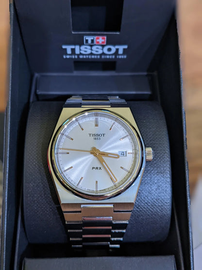 TISSOT PRX - SILVER DIAL QUARTZ - Trevex